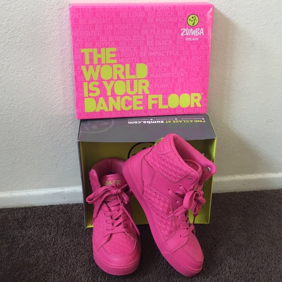 zumba high top shoes